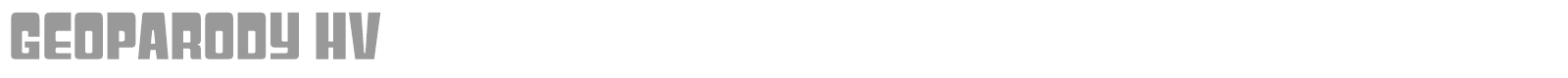 Geoparody font preview
